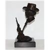 Image 4 : Stately Bronze Bust Sculpture Wyatt Earp