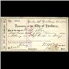 Image 1 : 1882 Yonkers NY Bank Draft (COI-3267)