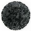 Chinese Handcarved Vintage Black Jade Dragon (ANT-1876)