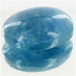 10.85ct Deep Blue Aquamarine Cabochon (GEM-45388)