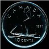 Image 1 : 1971 Canada 10c MS67 NC ERROR (COI-10283)