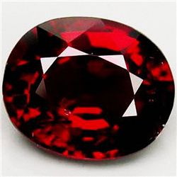 1.26ct Glowing Oval Orange Red Spinel (GEM-44100)
