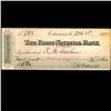 1895 FNB Catawissa PA Cashiers Check (COI-3266)