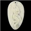Carved Ox Bone Angel Pendant (JEW-3838)