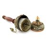 Image 3 : Tibet Bronze Prayer Wheel with Handle (ANT-2044)
