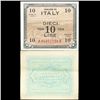Image 1 : 1943 Italy Allied 10 Lira Note Hi Grade (CUR-06467)