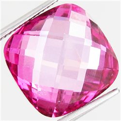 12.87ct Pink Topaz Cushion (GEM-38780)