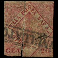 1858 Naples 20g Stamp (STM-0966)