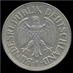 1962F Germany 1 Mark Hi Grade RARE (COI-8156)