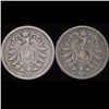 Image 1 : 1876A/D Germany 1M VF 2Pcs (COI-9889)