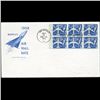 Image 1 : 1958 US 7c Airmail Booklet Pane 1st Day Cover (STM-1662)