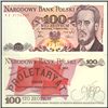 Image 1 : 1986 Poland 100 Zlotych Crisp Unc Note (CUR-06150)