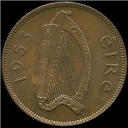 1953 Ireland 1/2p MS63 (COI-10158)