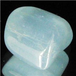 17.75ct Strong Blue Freeform Aquamarine Cabochon (GEM-33759)