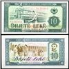 Image 1 : 1976 Albania 10 Leke Scarce Crisp Unc (CUR-06429)