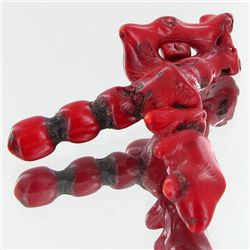 75.95ct Red Coral Freeform (MIN-000671)