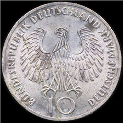 1972J Germany Olympic 10M MS65+ (COI-9904)