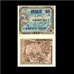 1945 Japan Allied 50 Sen Note Hi Grade (CUR-06774)