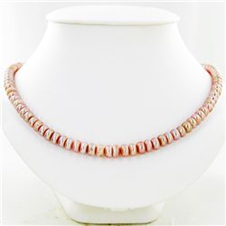 200ct Frost Pink Fresh Water Pearl Strand (JEW-3802)
