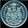 Image 2 : 1971 Canada 50c MS65 NC (COI-10292)