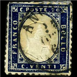 1862 RARE Italy 20c Stamp (STM-1177)