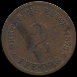 1875H Germany 2pf VF/F (COI-9800)