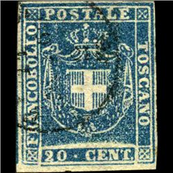 1860 Tuscany 20c Stamp (STM-0910)