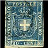 Image 1 : 1860 Tuscany 20c Stamp (STM-0910)