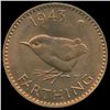 Image 2 : 1943 Britian 1/4p MS65/66 (COI-8850)