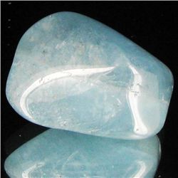 39.9ct Strong Blue Freeform Aquamarine Cabochon (GEM-33672)