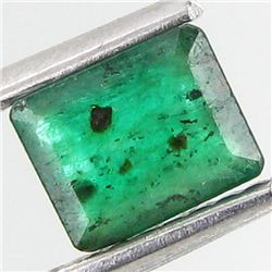 .6ct Octagon Emerald Deep Green Colombia (GEM-13558)