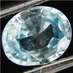 0.84ct Seafoam Blue Cambodia Zircon Oval (GEM-8614B)