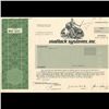 Image 1 : 1980s Matlack Systems Stock Certificate Scarce (COI-3428)