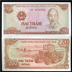 1987 Vietnam 200 Dong Crisp Uncirculated (CUR-06263)