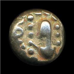 Ancient India Tanjore Nayak Copper Coin VF+ Ty 2 (COI-5788)