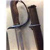 Image 2 : Civil War Sword W/Hand Carved Wooden Handle and Sheath