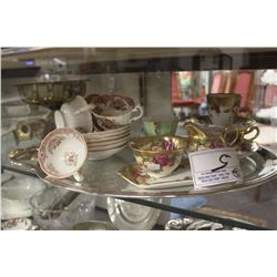 ASSORTED ENGLISH & FINE BONE CHINA CUPS & SAUCERS