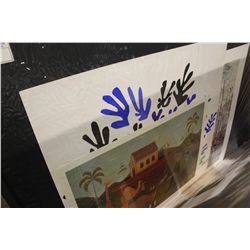ASSORTMENT OF LARGE UNFRAMED PRINTS