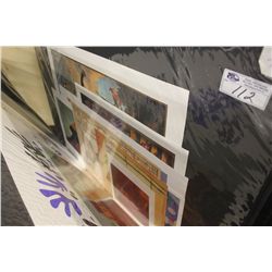 ASSORTMENT OF LARGE UNFRAMED PRINTS