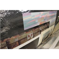 ASSORTMENT OF LARGE UNFRAMED PRINTS
