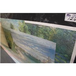 ASSORTMENT OF LARGE UNFRAMED PRINTS