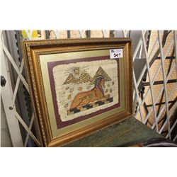 FRAMED EGYPTIAN PRINT