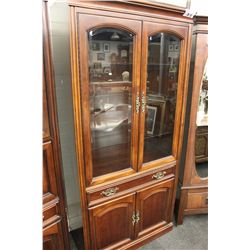 LARGE CABINET WITH GLASS DOORS