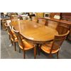 Image 1 : LARGE DINING SET WITH 6 SIDE CHAIRS & 2 ARM