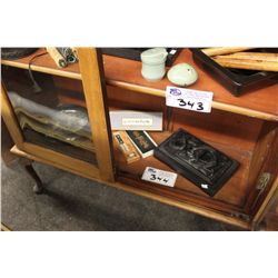 COLLECTION OF ASIAN INK STAMPS & DRAGON ORNAMENT