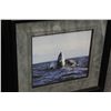 Image 3 : SET OF 3 BLACK FRAMED WATER THEMED ARTWORK
