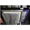 Image 1 : COLLECTION OF 4 FRAMED ABSTRACT/SIGNED