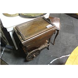 TEA TROLLY & A SIDE TABLE