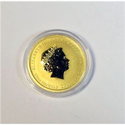 2012 AUSTRALIA GOLD DRAGON 1/10 oz. MS-70