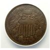 Image 2 : 1864 2 CENT PIECE SMALL MOTTO ANACS F-15